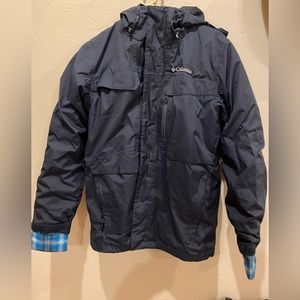 Mens Columbia interchange 2 in 1 Omni heat jacket size medium